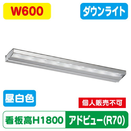 タテヤマアドバンス アドビューN600 R70タイプ(N) 昼白色(5000K) 5104712 の商品画像