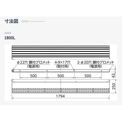 岩崎電気 LED投光器 レディオック カトラスtype-L補助画像