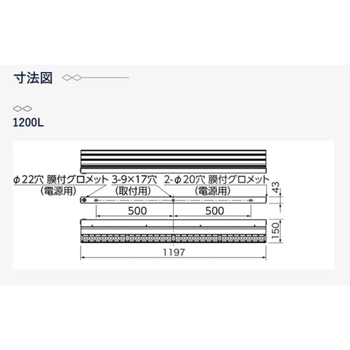 岩崎電気 LED投光器 レディオック カトラスtype-S補助画像