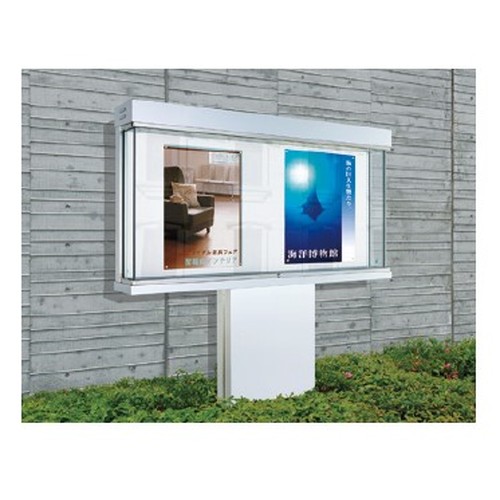 エクステリアサイン，ポスターケース，OS-13044-SH，片面対応，の商品画像