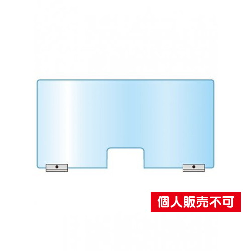 アクリルパーテーション窓付，600×1200，APT-M600X1200 の商品画像