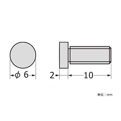 パネルフィクス，バー，Φ6-2ボルト，SCPAB050 の商品画像