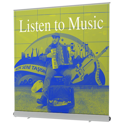 ロイヤルロールスクリーンバナー，W2000，シルバー，55337-4Sの商品画像