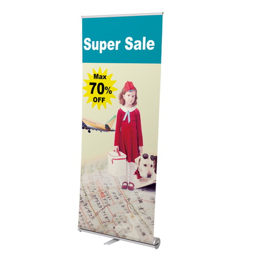 シームレスロールスクリーンバナー，W850，60097***の商品画像