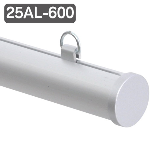 メディアホルダー(アルミ)25AL-600シルバー，40886SLVの商品画像