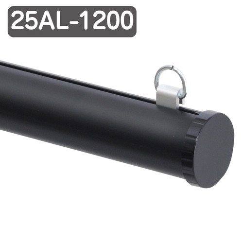 メディアホルダー(アルミ25AL-1200ブラック，40888BLKの商品画像