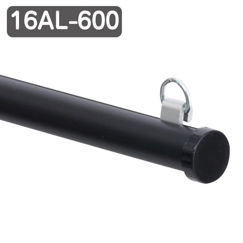 メディアホルダー(アルミ)16AL-600ブラック，43578BLKの商品画像