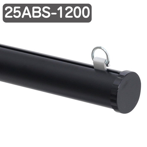 メディアホルダー(樹脂)25ABS-1200黒，43583BLKの商品画像