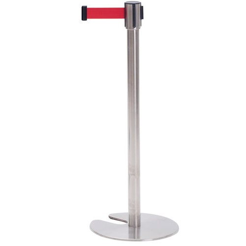 ベルトパーティションSUS-2(H94cm)赤，51353REDの商品画像