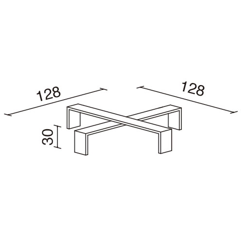 十字トップパーツ，SP10-JX(クローム)，51886***の商品画像