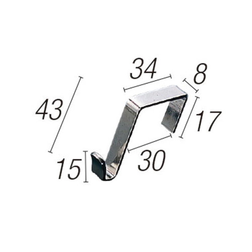 パーティションフック，43113***の商品画像