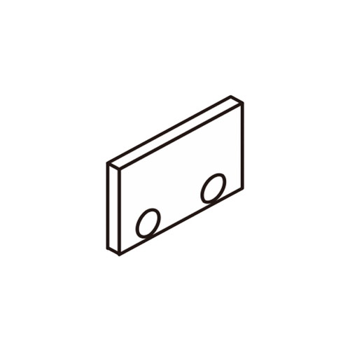 エンドキャップ，MC-11E，ホワイト，52952WHTの商品画像