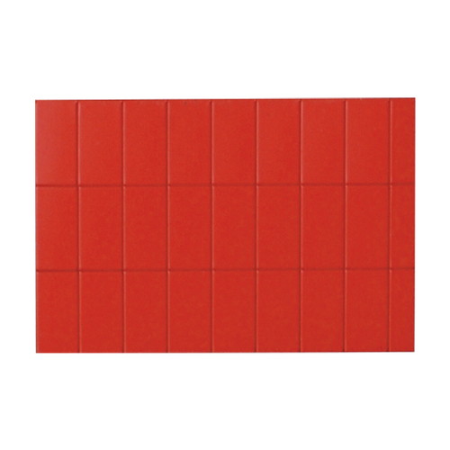 マグネット数字シート小，赤無地，49924RED の商品画像