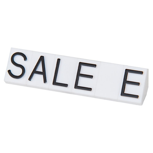 プライスキューブ補充L用5セット白/黒SALE，07105BKS の商品画像
