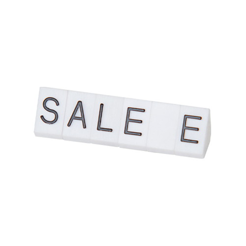 プライスキューブ補充M用5セット白/黒SALE，07106BKS の商品画像