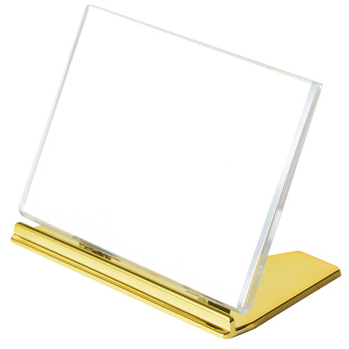 リクライニングカードホルダーUC-1，金，中紙ムジ，07501GLD の商品画像