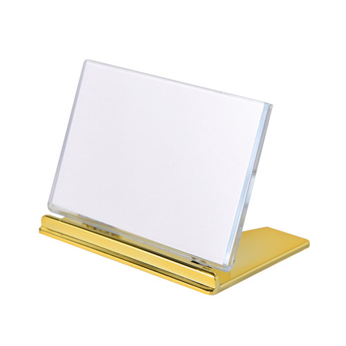リクライニングカードホルダーUC-2，金，中紙ムジ，07502GLD の商品画像