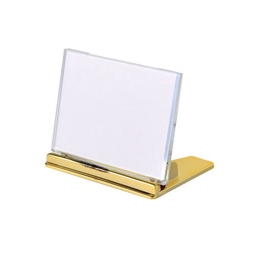 リクライニングカードホルダーUC-3，金，中紙ムジ，07503GLD の商品画像