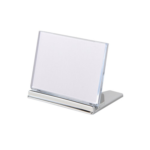 リクライニングカードホルダーUC-3，銀，中紙ムジ，07503SLV の商品画像