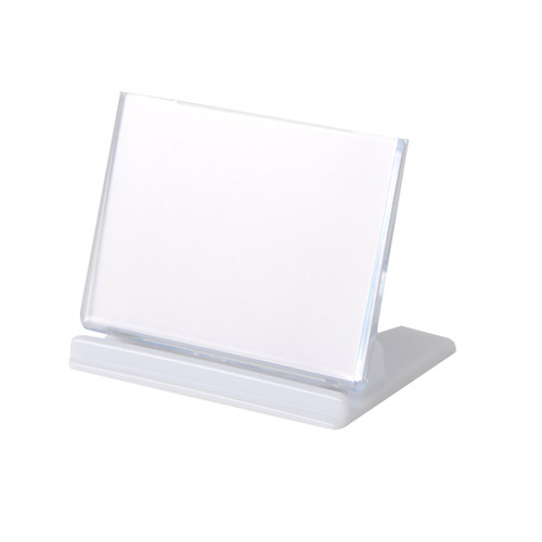 リクライニングカードホルダーUC-3白中紙ムジ，07503WHT の商品画像