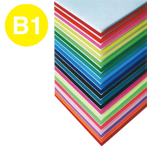 ニューカラーボード，5mm，B1，蛍光イエロー，51698FY* の商品画像