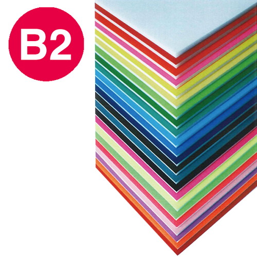 ニューカラーボード，5mm，B2，蛍光レッド，51699FR* の商品画像