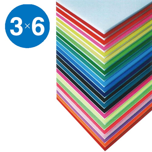 ニューカラーボード，5mm，3×6，ブルー，51701BL* の商品画像