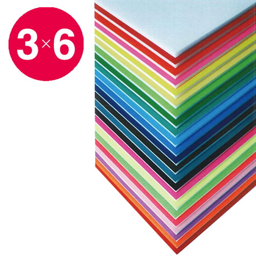 ニューカラーボード，5mm，3×6，蛍光レッド，51701FR* の商品画像