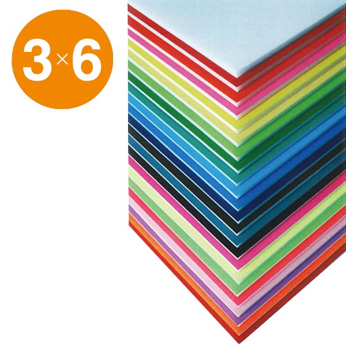 ニューカラーボード，5mm，3×6，オレンジ，51701OR* の商品画像