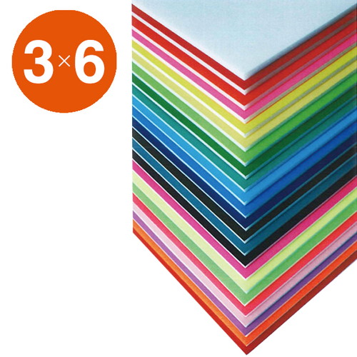 ニューカラーボード，5mm，3×6，レッド，51701RD* の商品画像