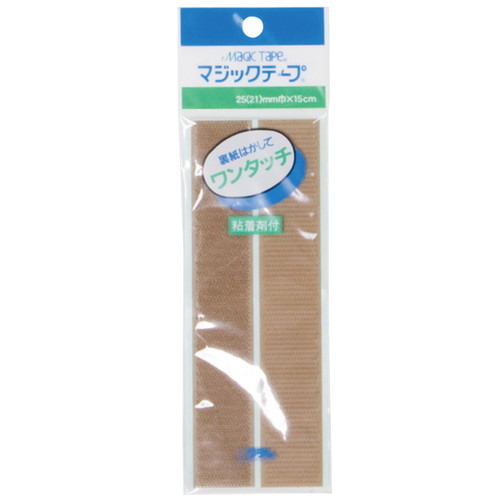 ベルクロマジックテープ(角)，L150，ベージュ，13008BEG の商品画像