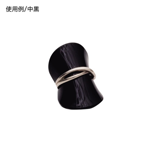 ビニールリング立て，中，黒，53400-2*の商品画像