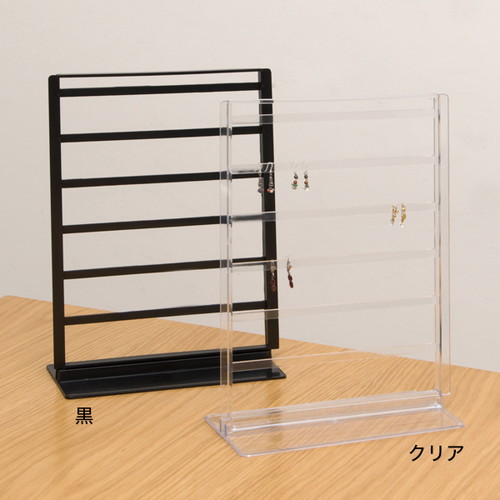 EH4，ピアス・イヤリングスタンド，黒，54498BLKの商品画像