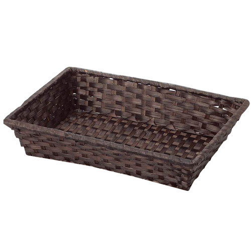 竹かご，ダークブラウン，25-14DB，55241***の商品画像