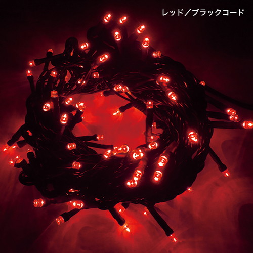 エクセレントLEDストリングクリアコード，レッド，T0310REDの商品画像