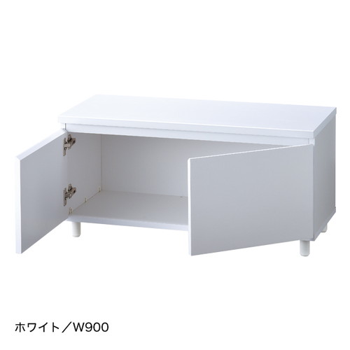 脚付き収納ボックス，W900，クリア，56432CLRの商品画像