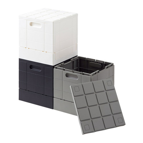 スタッキングコンテナボックス，小，グレー，61851-03の商品画像