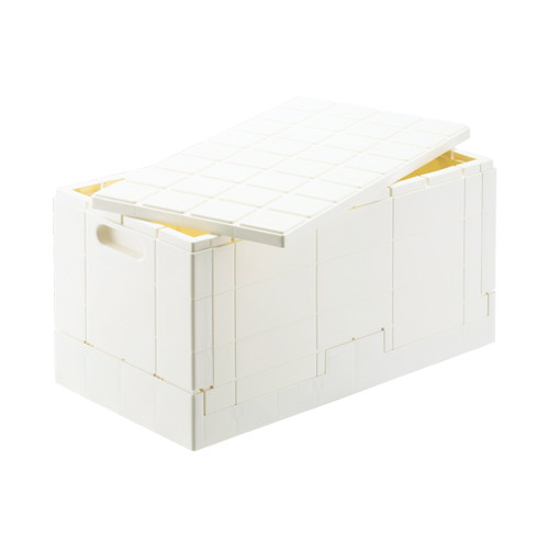 スタッキングコンテナボックス，大，ホワイト，61852-01の商品画像