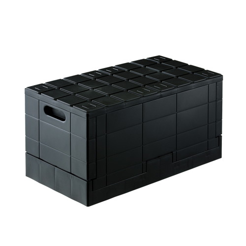スタッキングコンテナボックス，大，ブラック，61852-02の商品画像