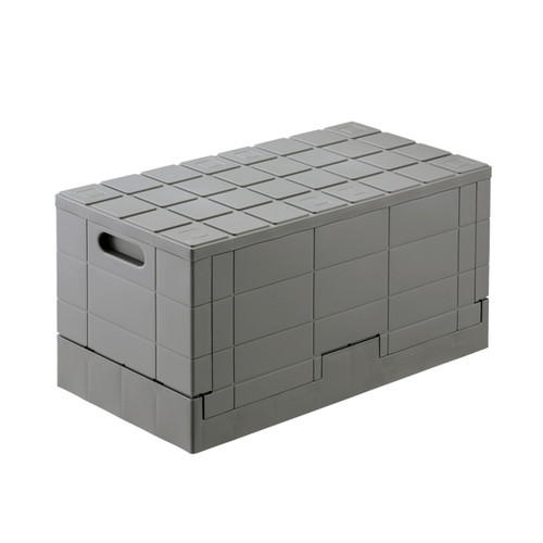 スタッキングコンテナボックス，大，グレー，61852-03の商品画像