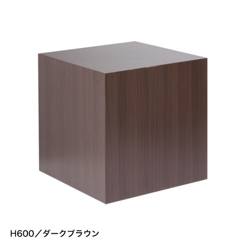 木製キューブステージ，H600，ホワイト，53900-2*の商品画像
