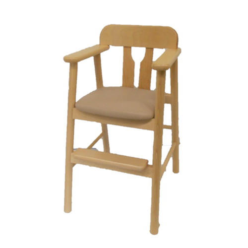 天然木ハイチェア，54322***の商品画像