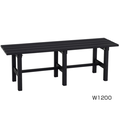 アルミ製ベンチ，W1200，60816-01の商品画像