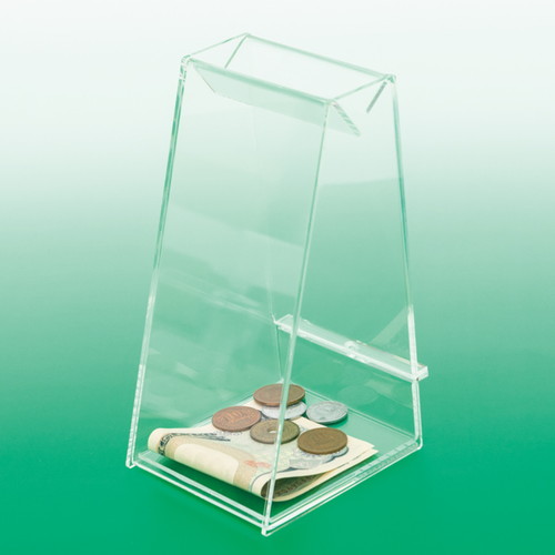 アクリル募金箱，スリムサイズ，61507-01の商品画像