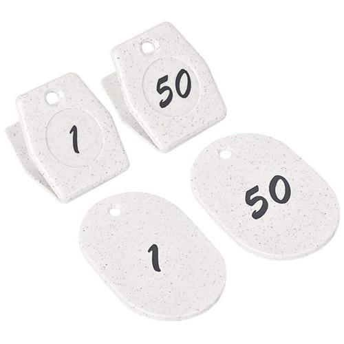 グラニットクロークチケット，ホワイト，(1~50)，11007***の商品画像