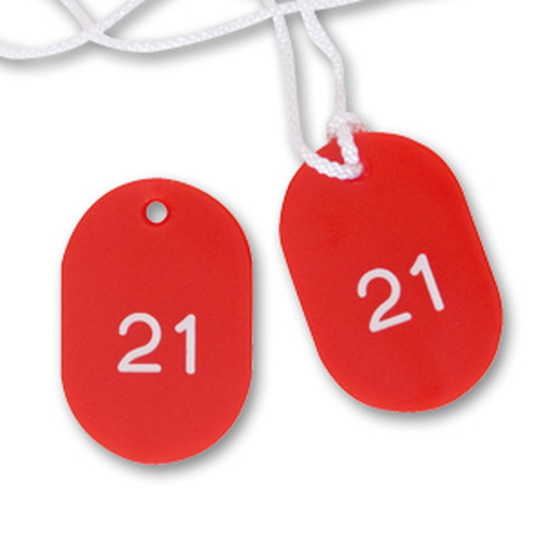 スチロールクロークチケットB型(1~50)，緑，11013GRNの商品画像