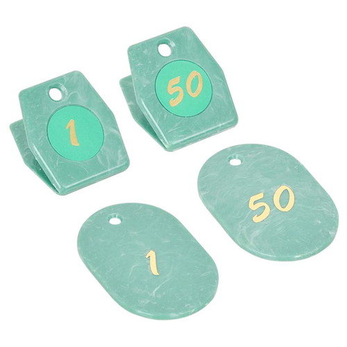 マーブルクロークチケット，グリーン，(1~50)，22403***の商品画像