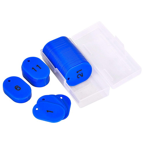 スチロール番号札大，1~50，青，11811BLUの商品画像