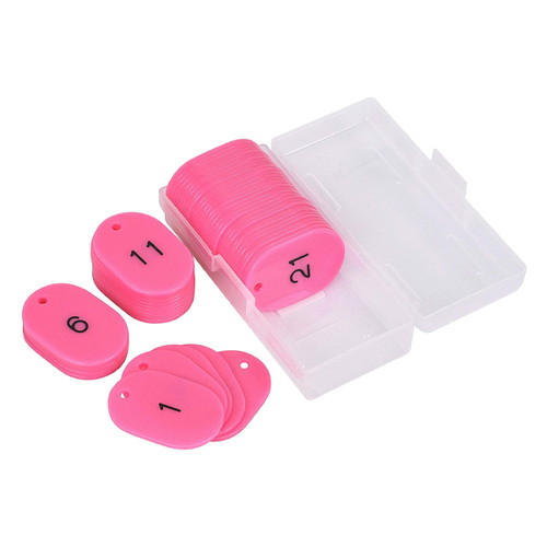 スチロール番号札大，1~50，桃，11811PNKの商品画像