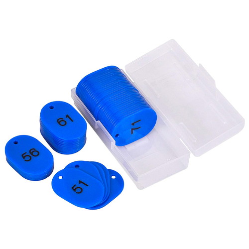 スチロール番号札大，51~100，青，11812BLUの商品画像